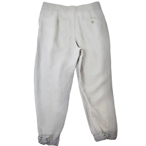 Wilfred Aritzia Cropped Allant Pants Size 4 Stone Beige Drawstring Minimalist - Picture 5 of 11